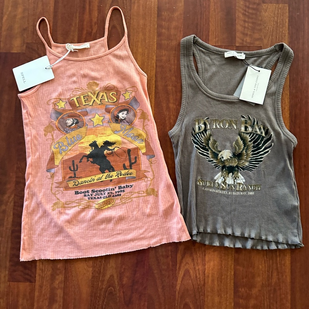 Spell Tank Tops - Lot of 2